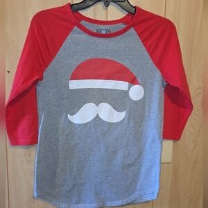Modern Lux Santa Claus Christmas Shirt Women's Size Medium